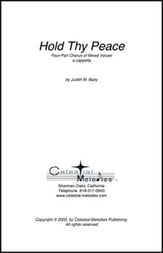 Hold Thy Peace SATB choral sheet music cover
